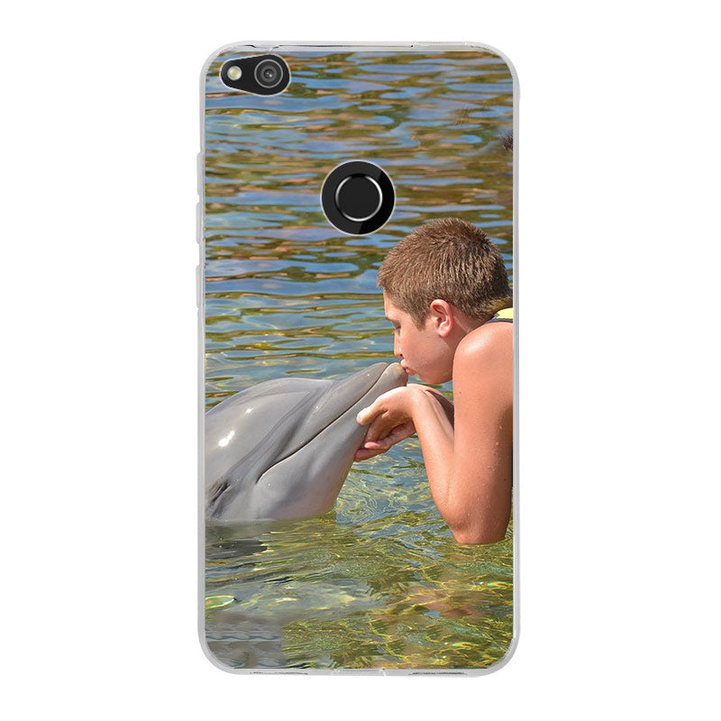 Personlig Gjennomsiktig Deksel (myk) Huawei P8 Lite (2017)