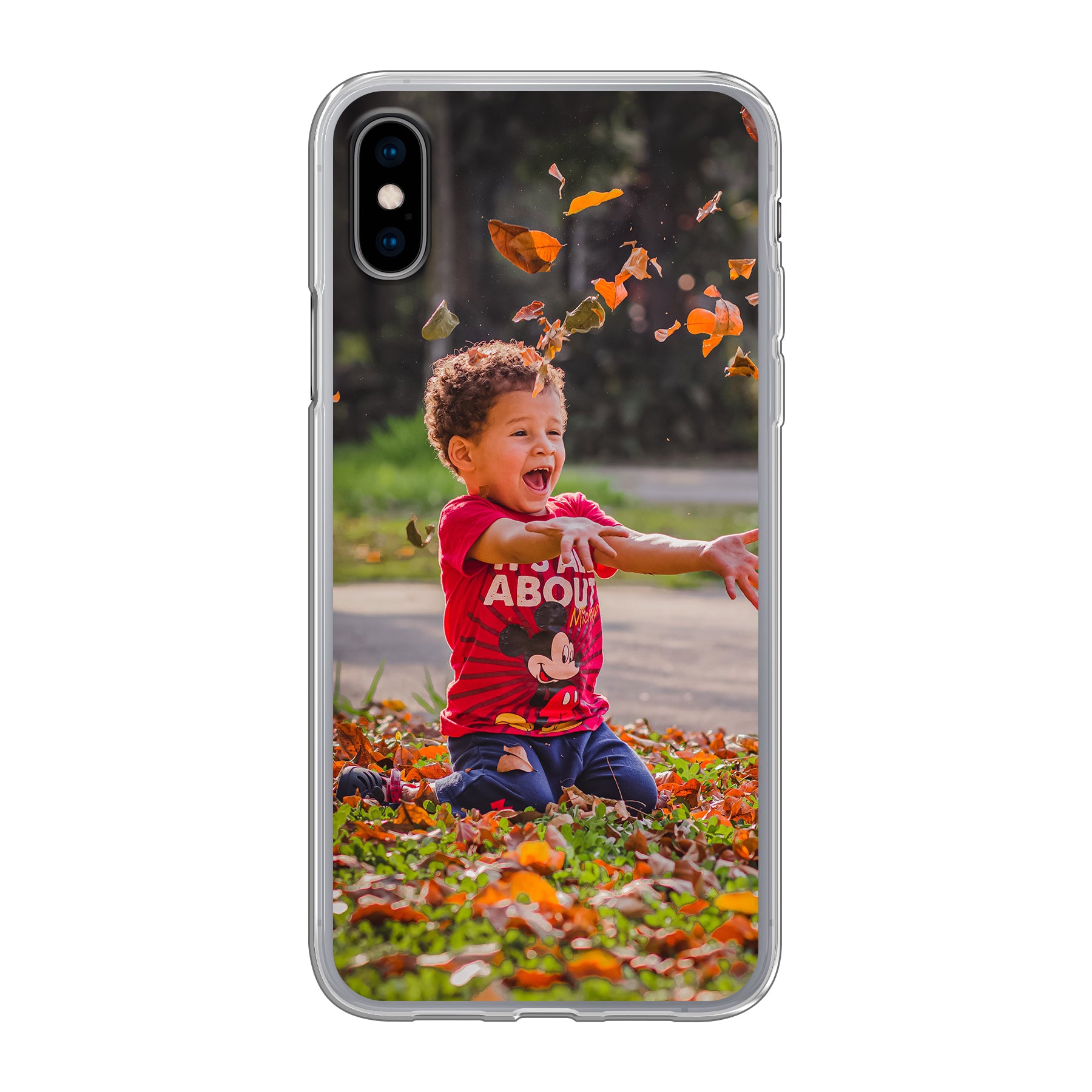 Personlig Gjennomsiktig Deksel (myk) iPhone X / Xs