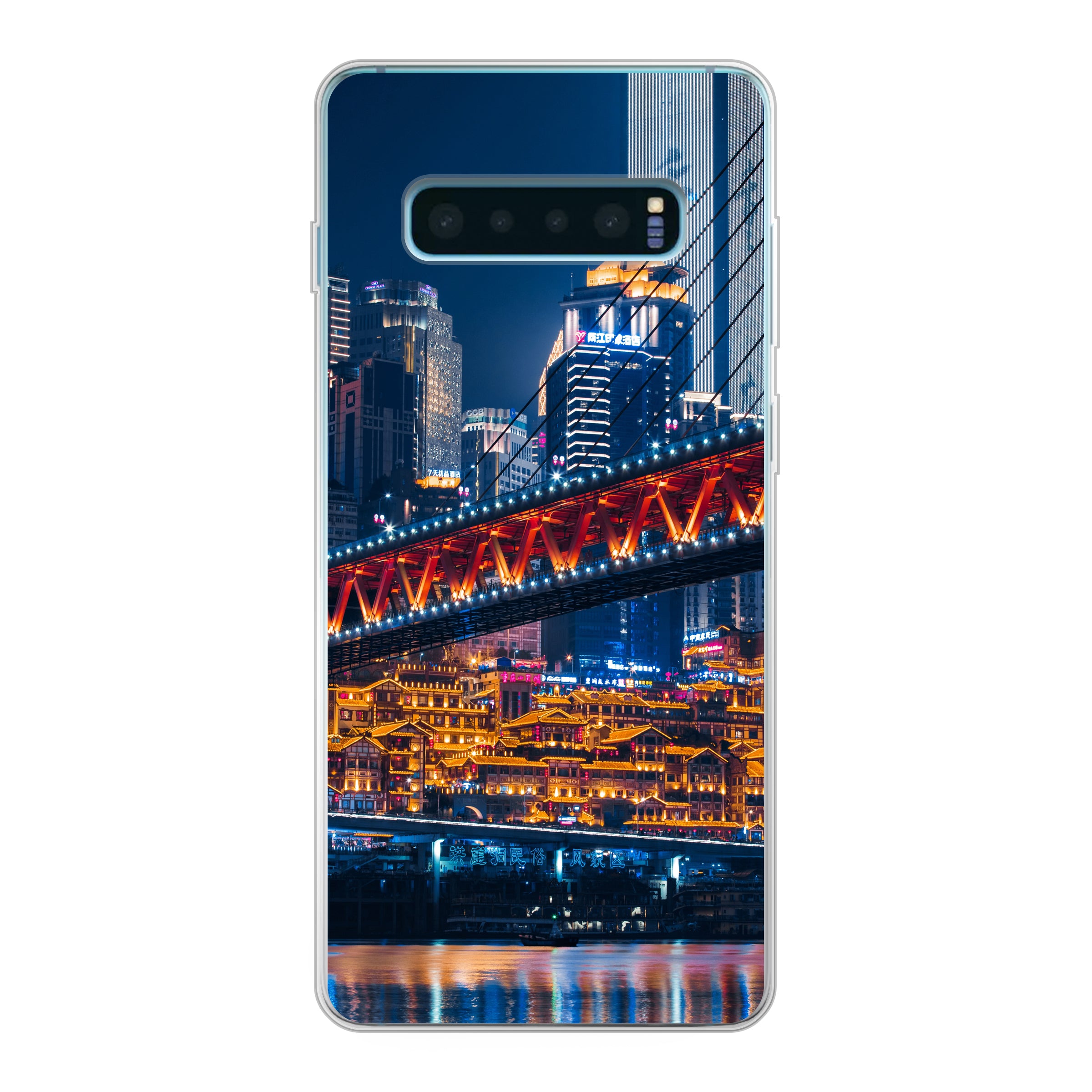 Personlig Gjennomsiktig Deksel (myk) Samsung Galaxy S10 Plus