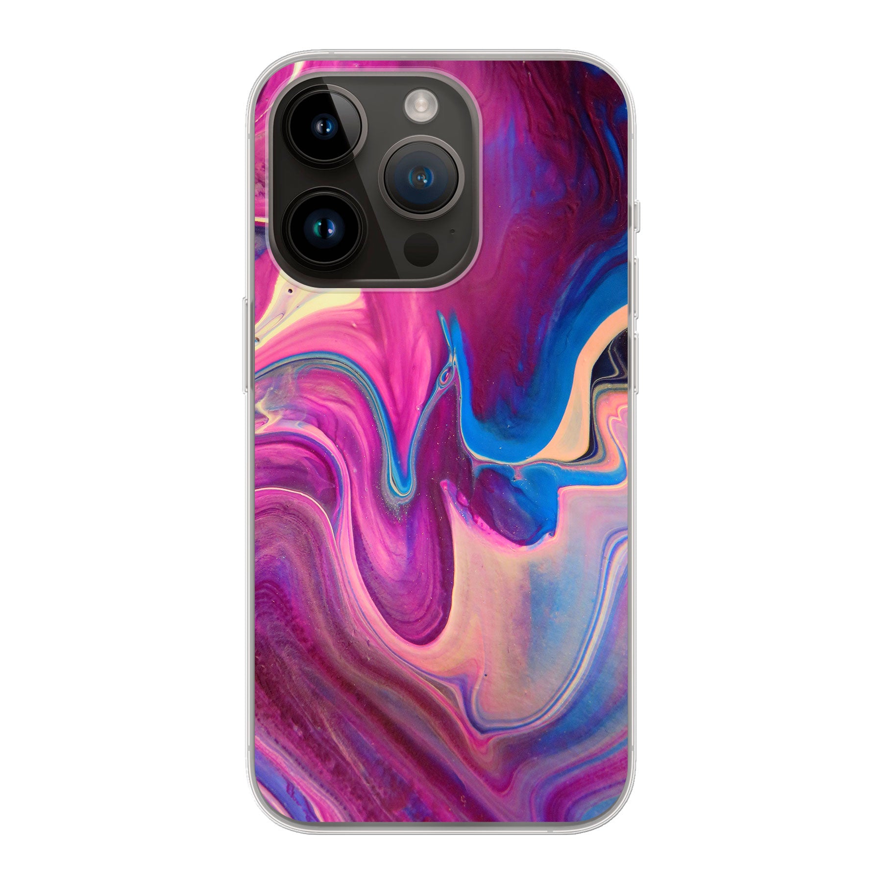 Personlig Gjennomsiktig Deksel (myk) iPhone 14 Pro